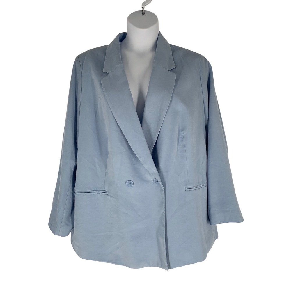 H&M Soft texture Blazer XXL Lightweight Open Front Jacket Office Polished Work